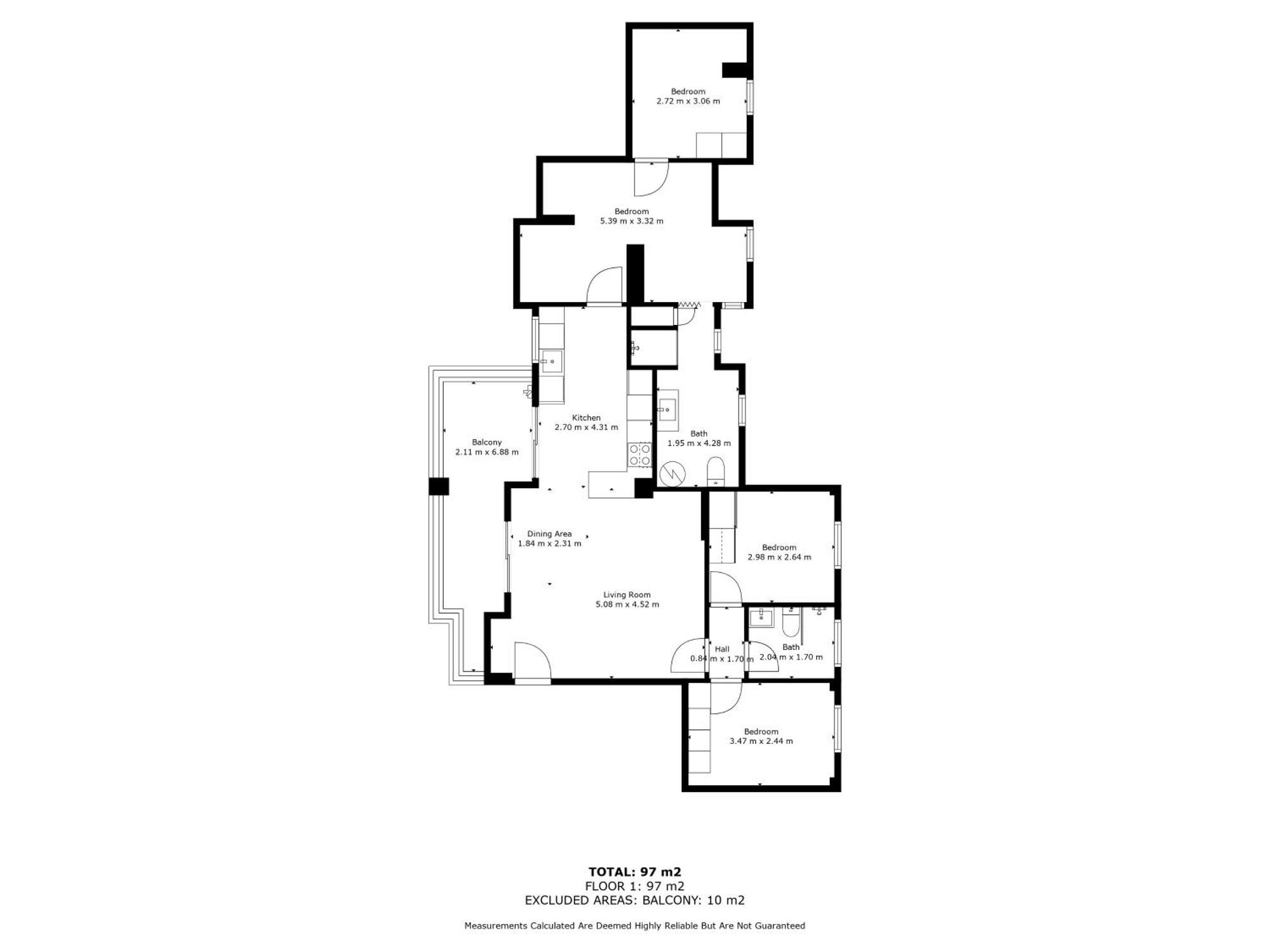 4br Penthouse W Pool & Parking 500m From The Apartamento